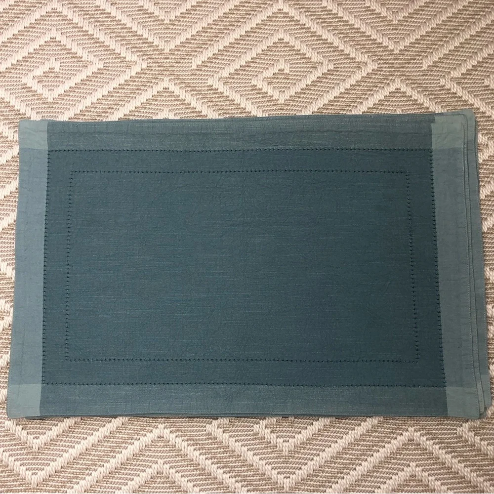 Pottery Barn Placemats Set of 9 Robin's Egg Blue Bundle